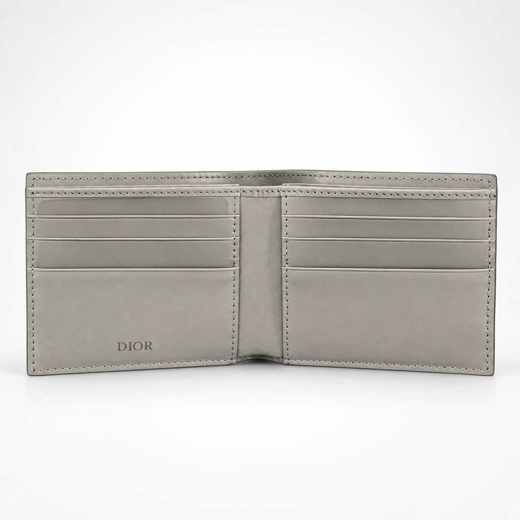 Grey White Geometric Bifold Wallet - view 2