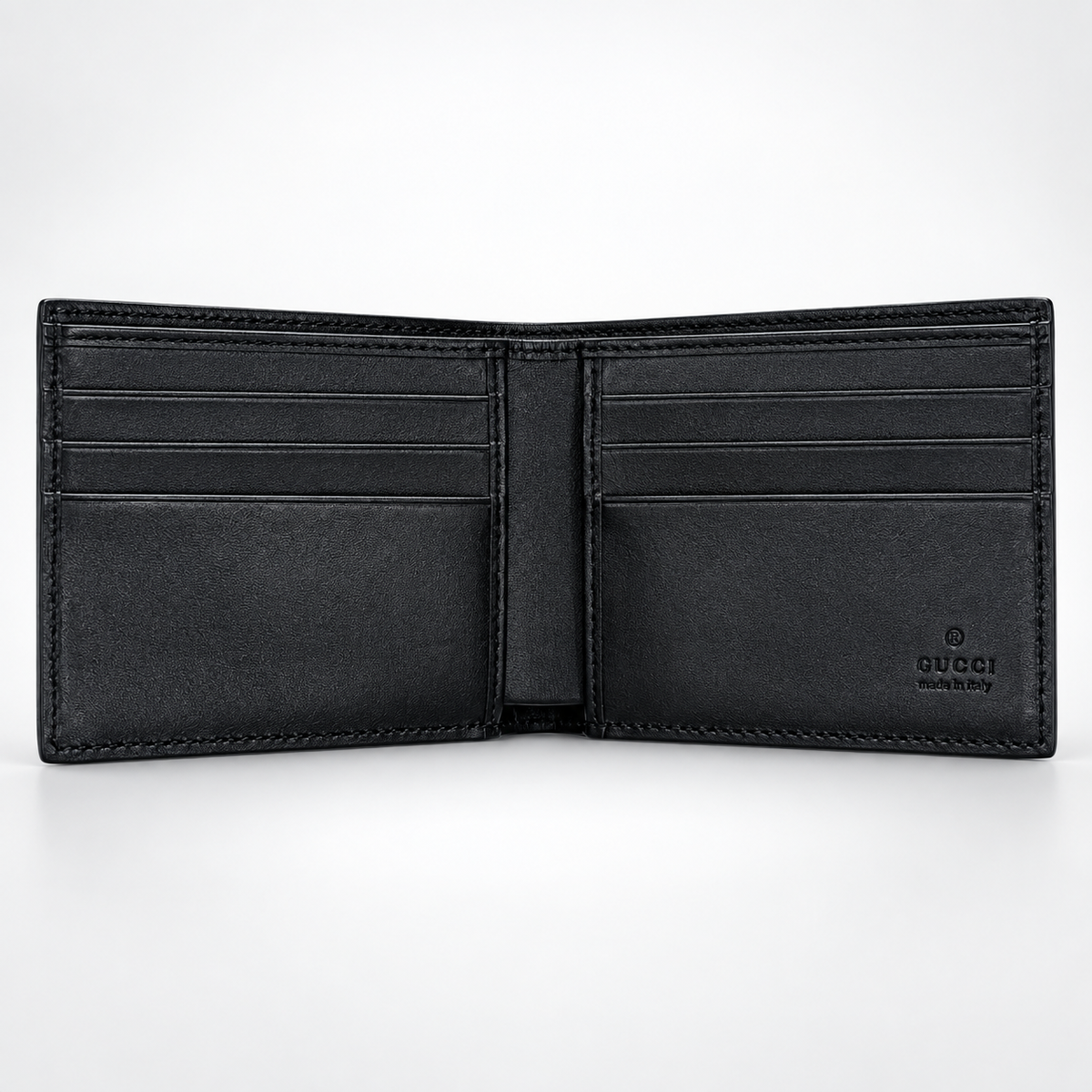 Black Embossed Bifold Wallet - view 2