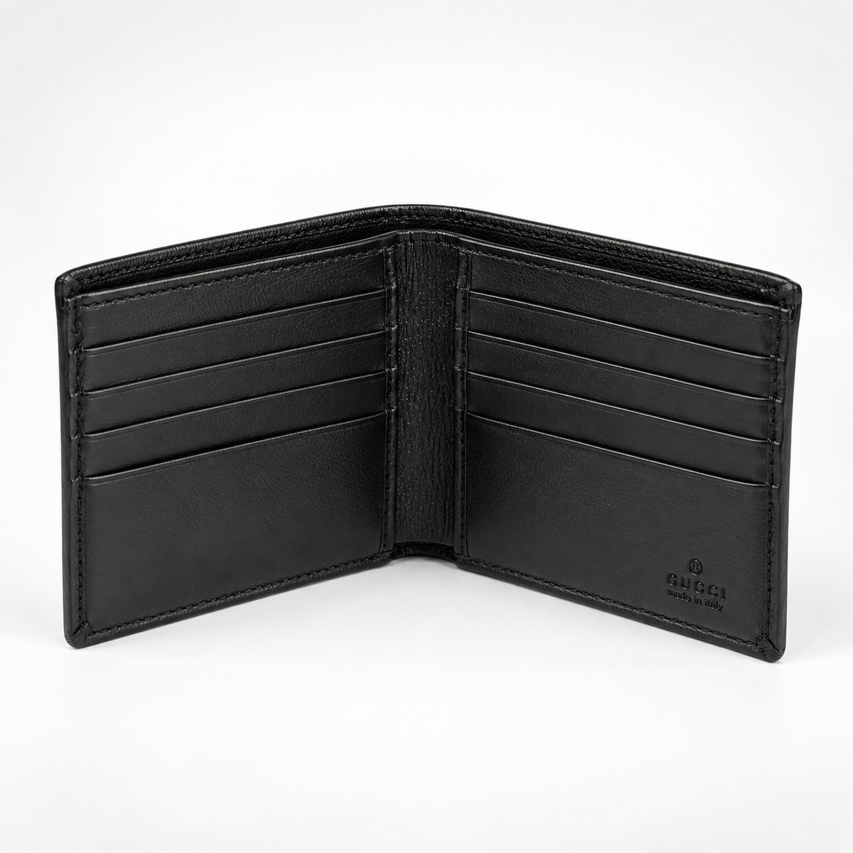 Black Monogram Bifold Wallet - view 2