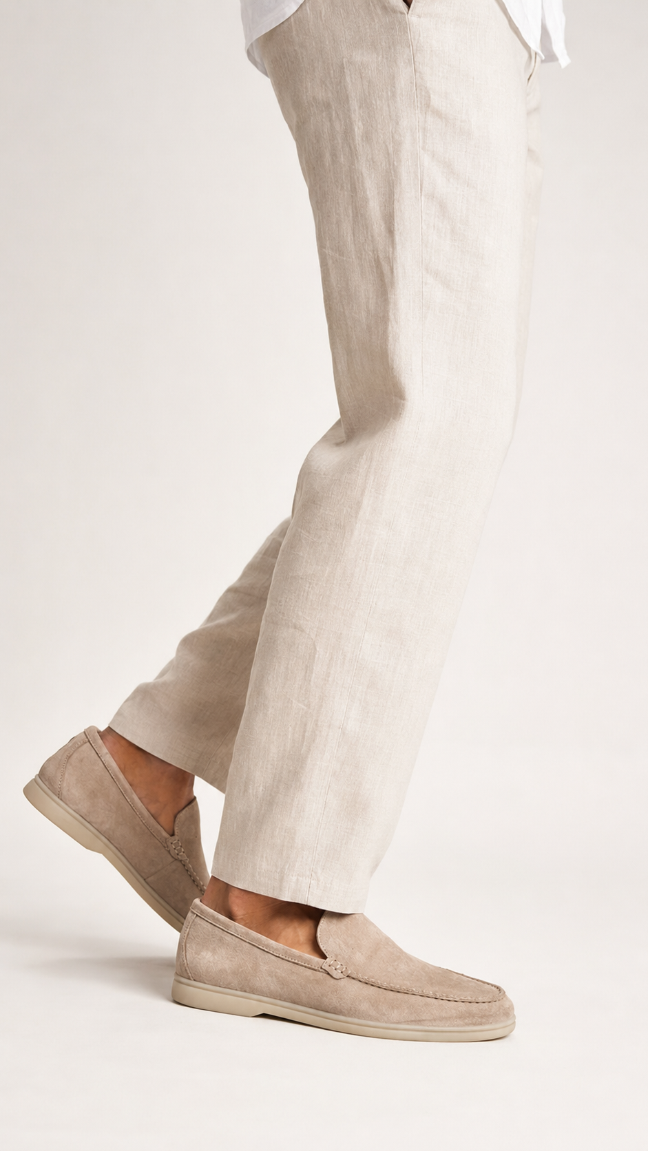 Men’s Taupe Suede Loafers - men’s taupe suede loafers walking