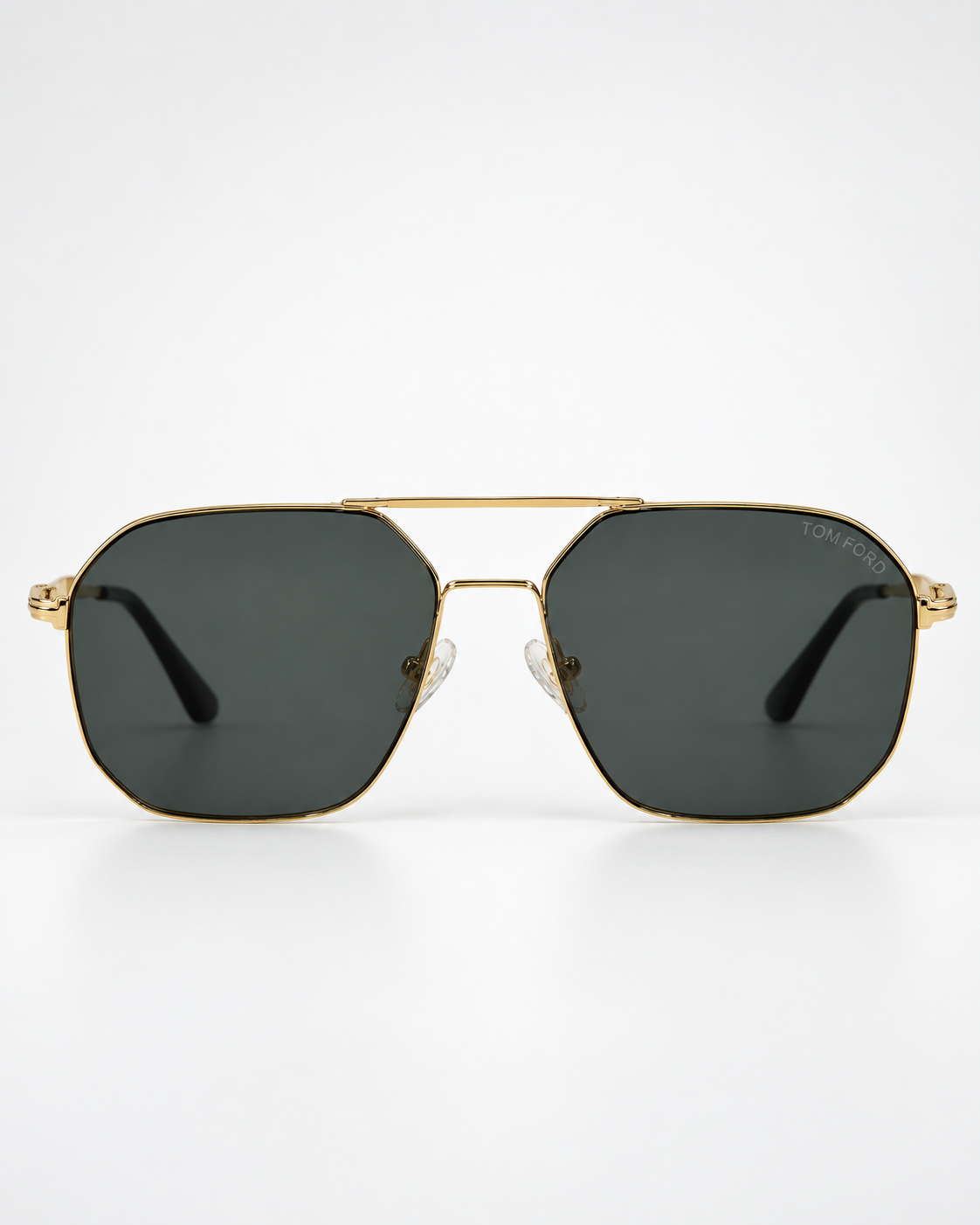 tom ford ft0852 28a gold navigator sunglasses — front product view