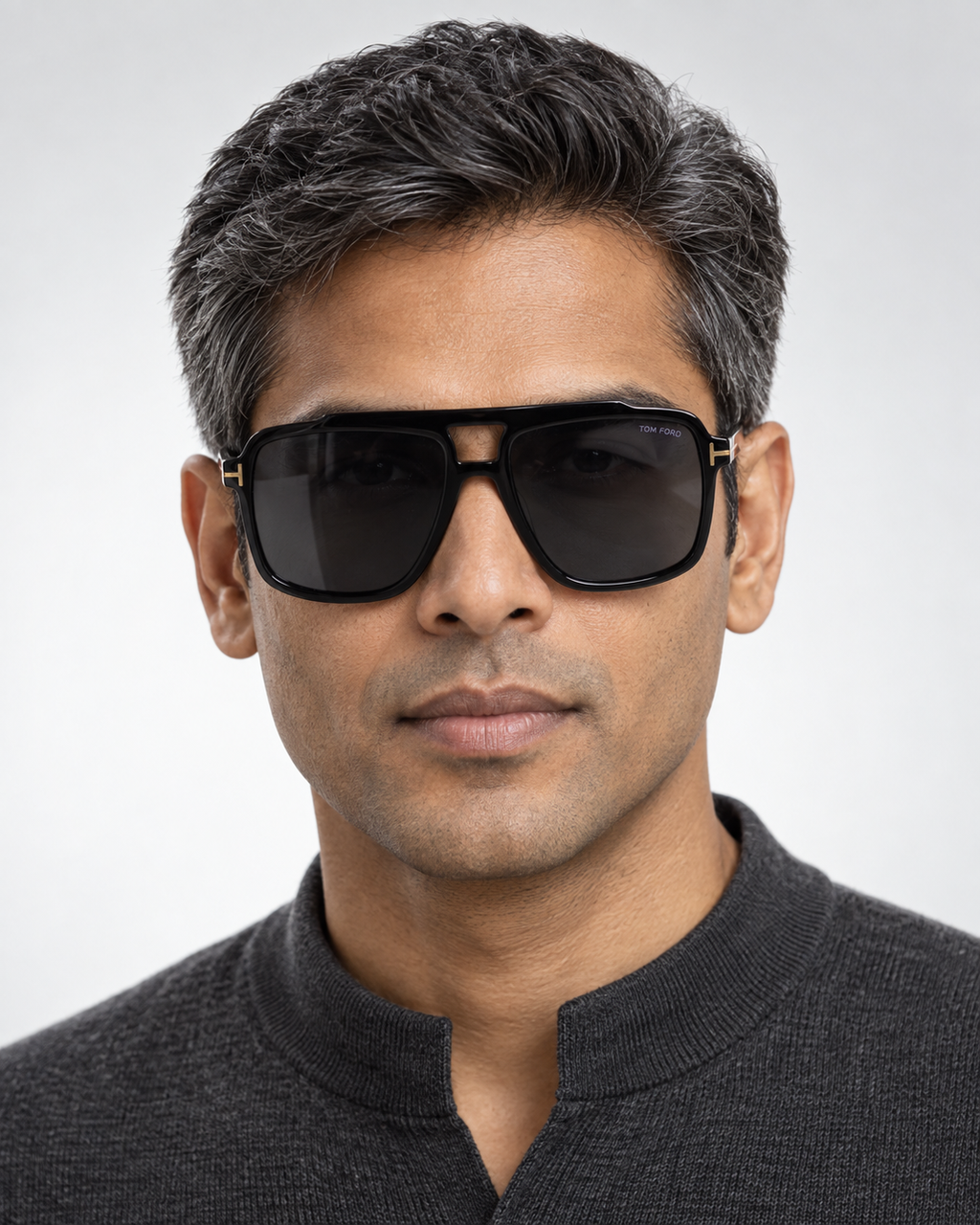 tom ford ft1117 01a navigator sunglasses — male model