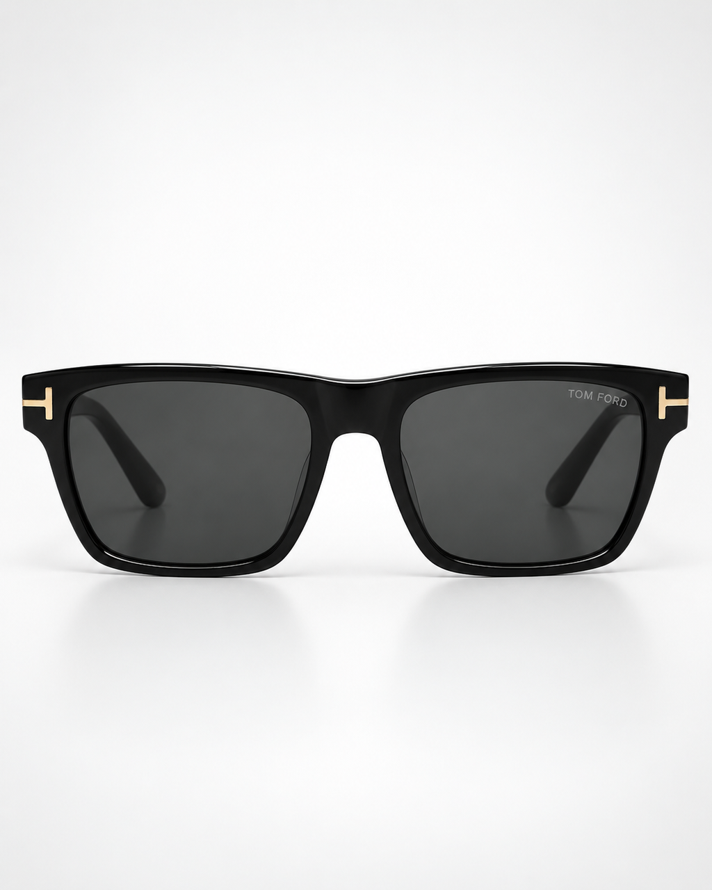 tom ford ft1205 01a square sunglasses — front product view