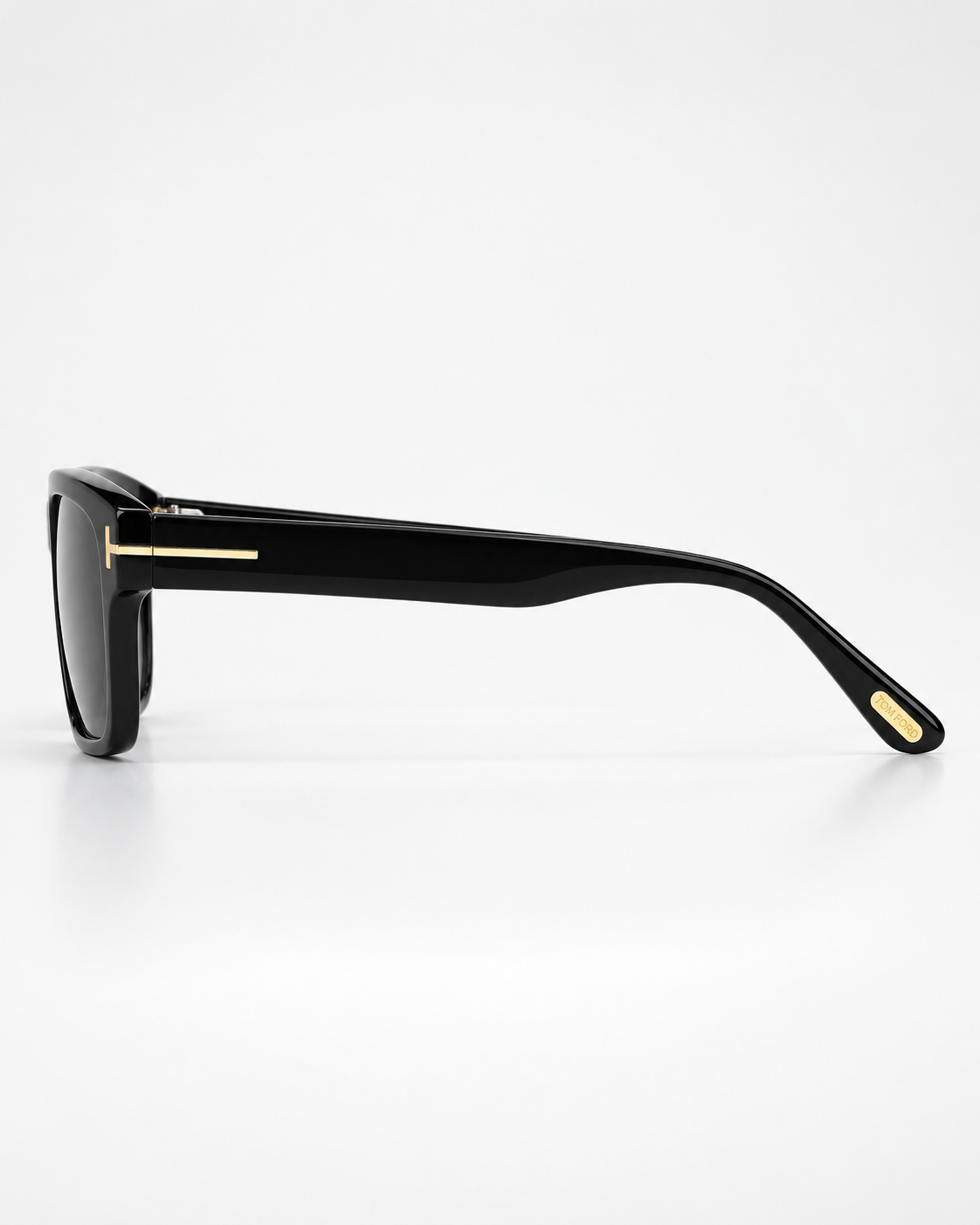 tom ford ft1205 01a square sunglasses — side product view