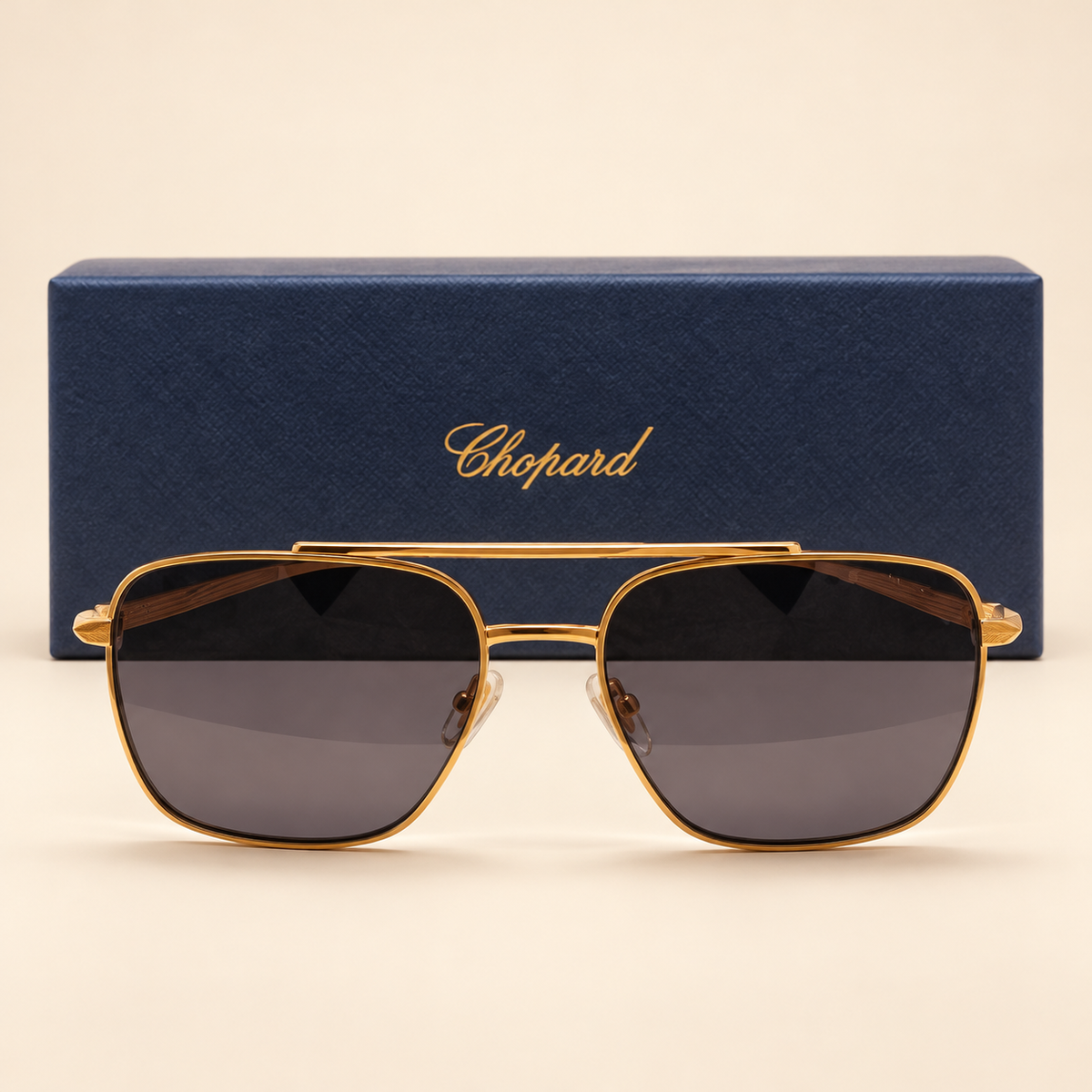 CHPD — Gold Smoke Navigator Sunglasses – Model 2