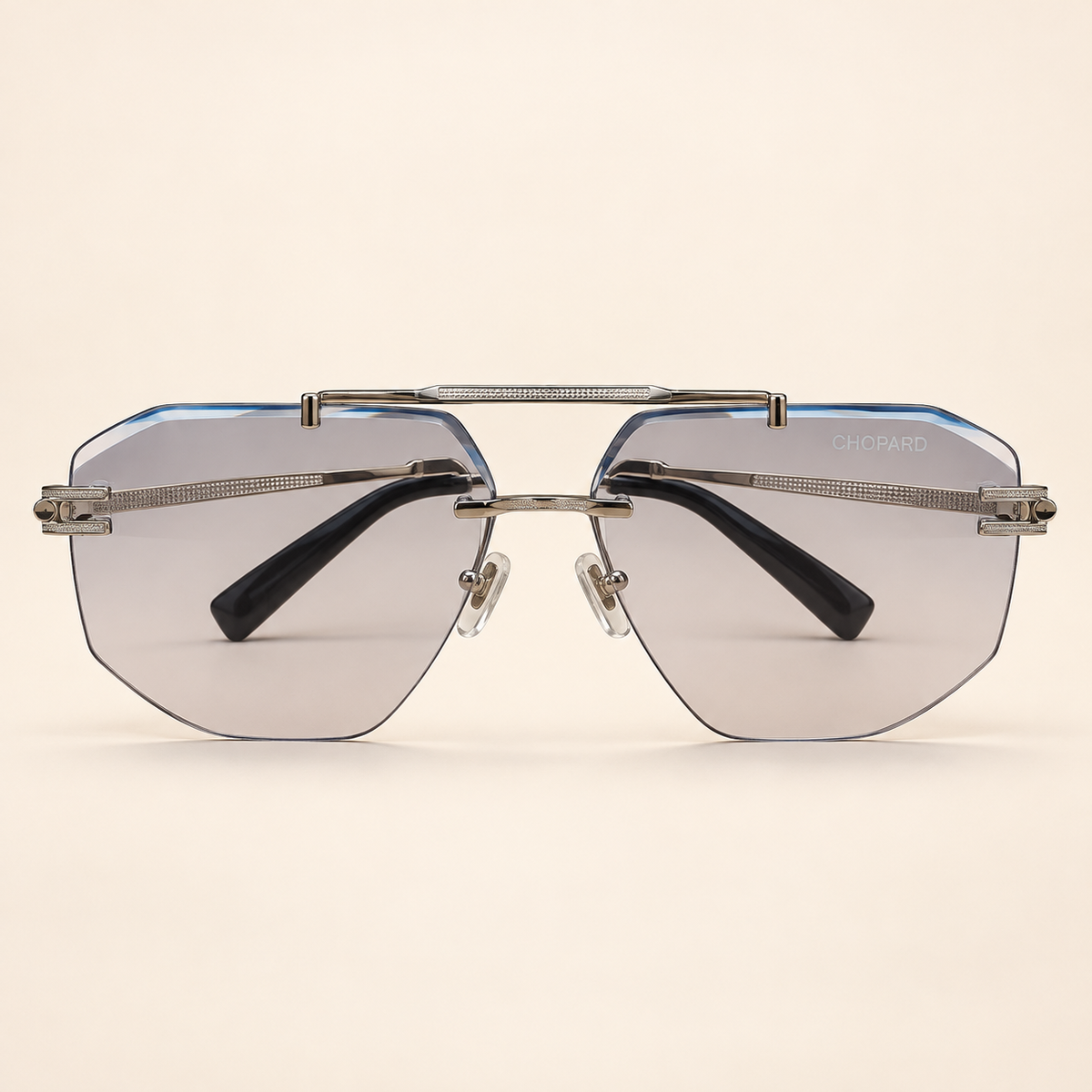 CHPD — Silver Gradient Aviator Sunglasses – Model 4