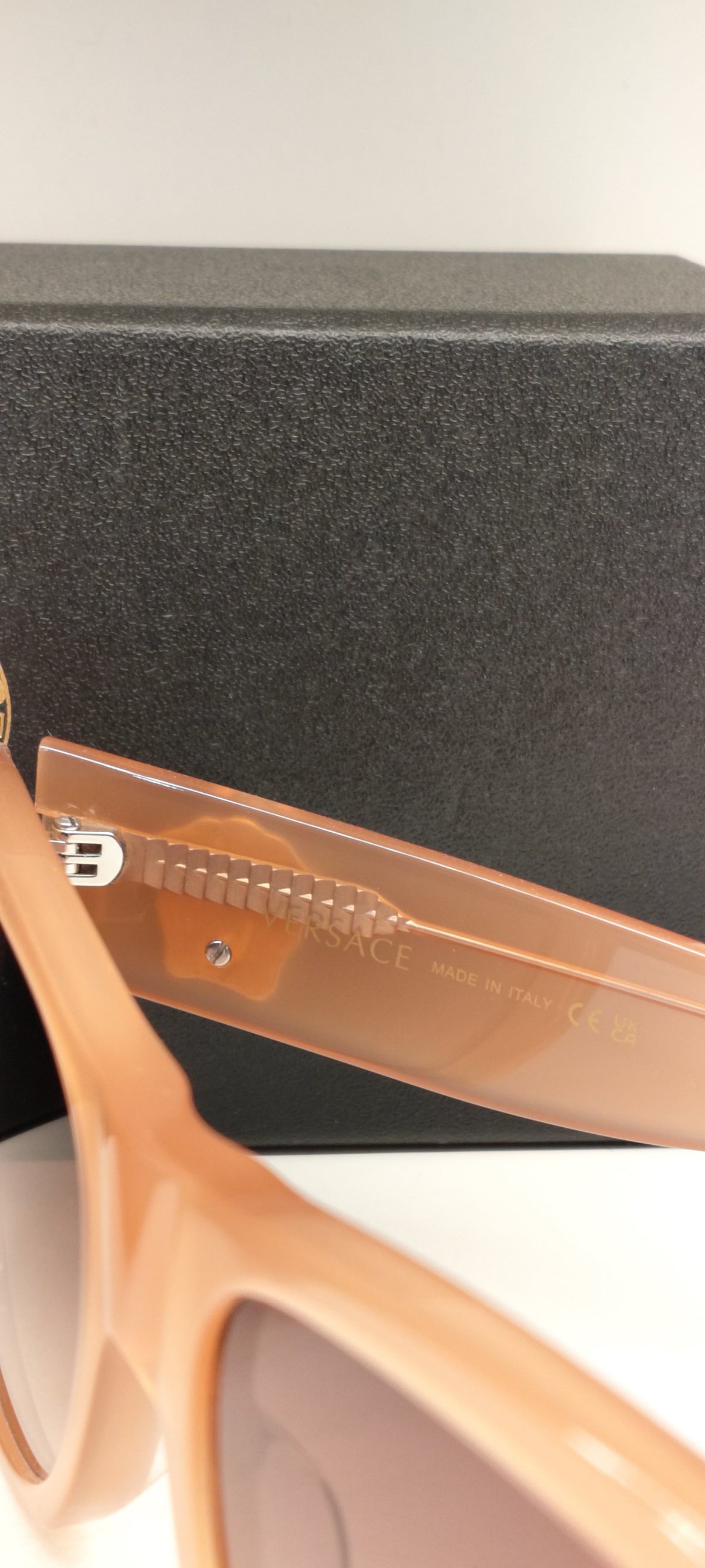VRSC — Amber Rectangular Sunglasses – Model 2 - actual product 2