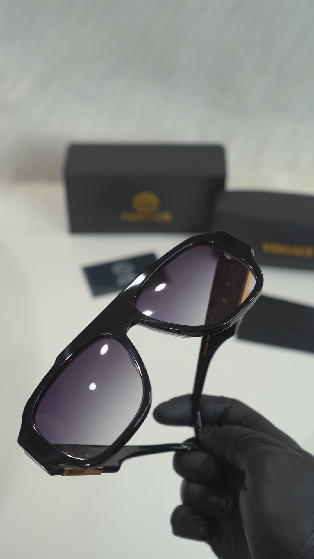 VRSC — VE4436U Black Purple Gradient Sunglasses — silent high-quality complete detailing video